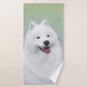 Pintura Samoyed - Arte Perro Original Cuto