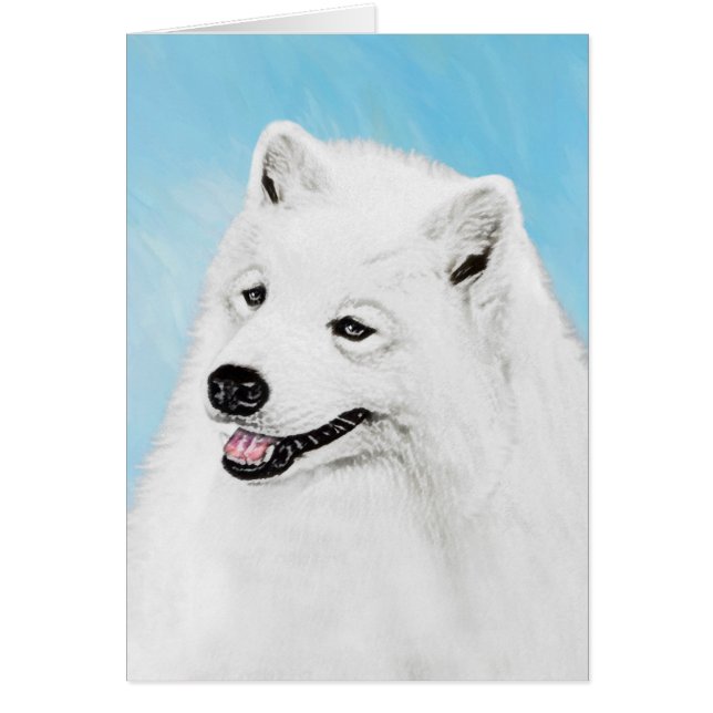 Pintura Samoyed - Arte Perro Original Cuto (Frente)