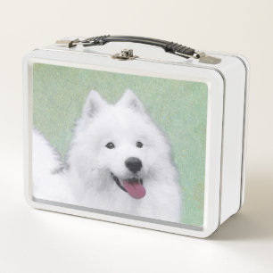 Pintura Samoyed - Arte Perro Original Cuto