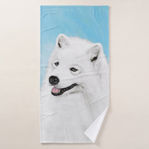 Pintura Samoyed - Arte Perro Original Cuto
