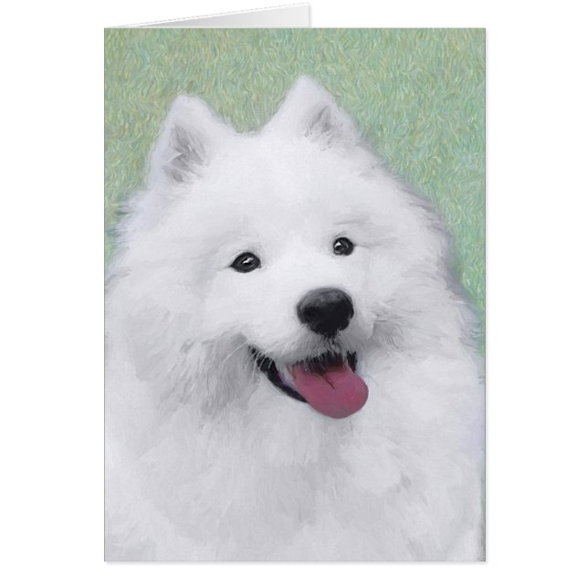 Pintura Samoyed - Arte Perro Original Cuto (Frente)