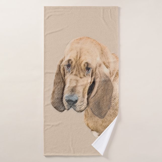 Pintura Sangrienta - Arte Perro Original. (Toalla de baño)