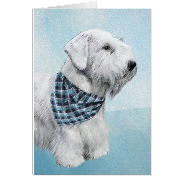 Pintura Sealyham Terrier - Arte Perro Original. (Frente)
