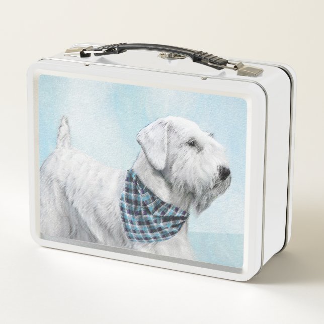 Pintura Sealyham Terrier - Arte Perro Original. (Reverso)