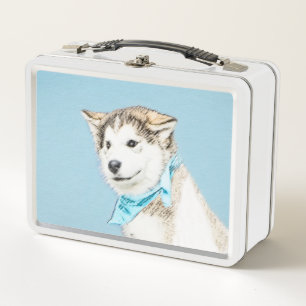 Pintura siberiana Husky de pipa - Arte original de
