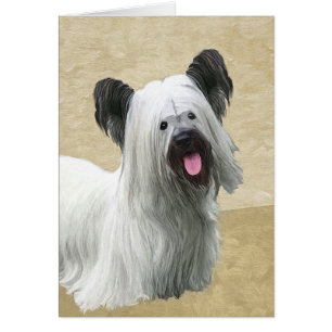 Pintura Skye Terrier - Arte Perro Original.