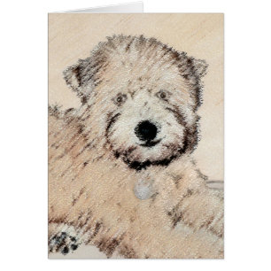 Pintura Terrier de Ruedas Recubiertas Blancas Arte