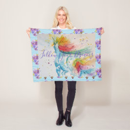 Pintura Unicorn Sigue Tu Manta De Fleece Dreams