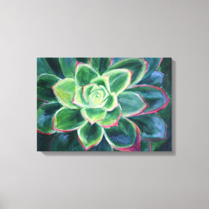 Pintura verde de arte exitosa
