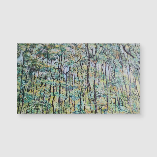 Pintura verde del bosque (Anverso)