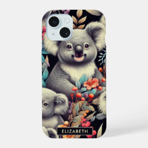 Pintura vintage de Cute Koala