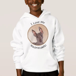 Pintura Xoloitzcuintli - Arte Perro Original Cuto