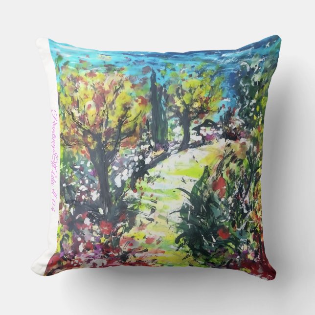 Pinturas de Ada #04 - Artista - Cojín decorativo d (Anverso)