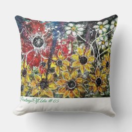 Pinturas de Ada #05 - Artista - Cojín decorativo d