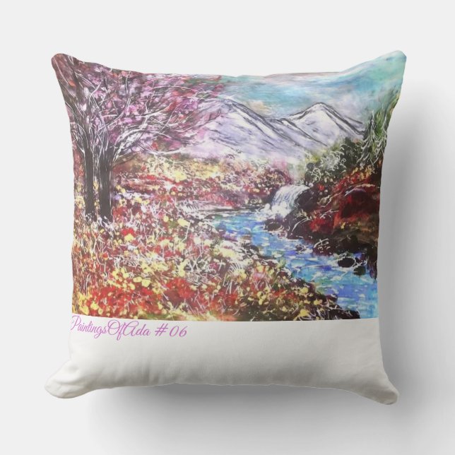 Pinturas de Ada #06 - Artista - Cojín decorativo d (Anverso)