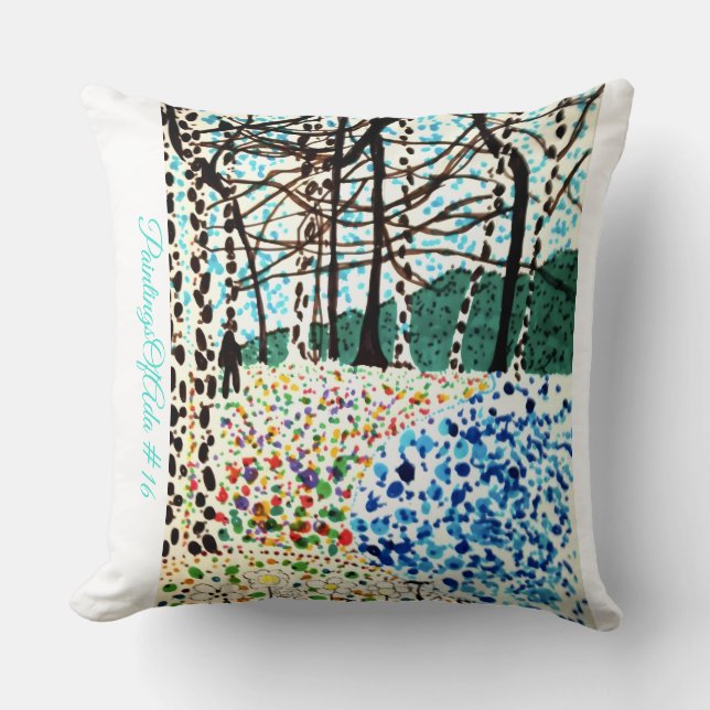 Pinturas de Ada #16 - Artista - Cojín decorativo d (Anverso)