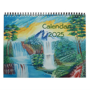 Pinturas de paisajes y fotografía 2025 Calendario