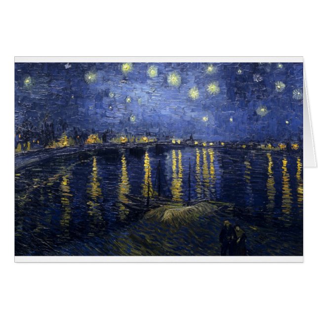 Pinturas de Van Gogh: Noche estrellada Van Gogh (Anverso (Horizontal))