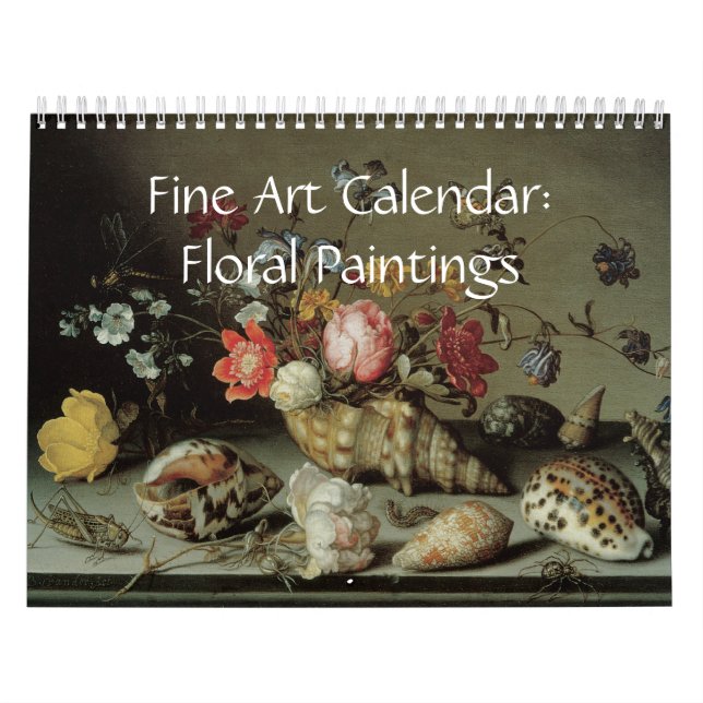 Pinturas florales del Calendario Bella Artes (Tapa)