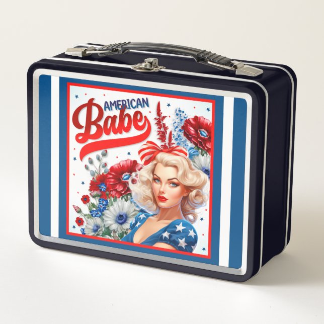 Pinup norteamericano retro_ American Babe (Anverso)