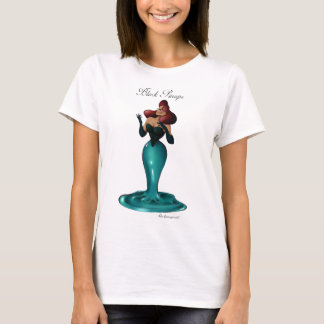 Pinups negros - camisa del chica del encanto
