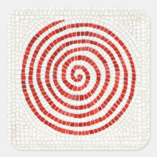 PINWHEEL MOSAIC Grandes Pegatinas Cuadrados