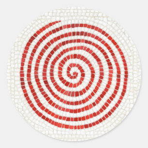 PINWHEEL MOSAIC Grandes Pegatinas Redondos