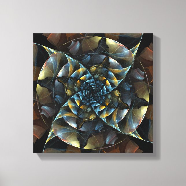 PinWheel Resumen Arte Negro y Blanco (Anverso)