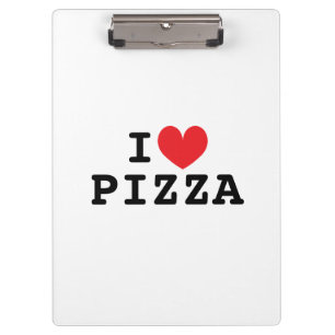 Pinza Me encanta la carpeta de pedidos de Pizza para piz