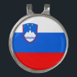 Pinza Para Gorra De Golf Bandera de Eslovenia<br><div class="desc">Bandera de Eslovenia</div>