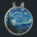 Pinza Para Gorra De Golf Vincent van Gogh, Noche Starry<br><div class="desc">Noche estrellada,  famosa pintura de Vincent van Gogh</div>