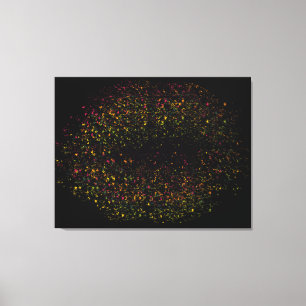 Pinzas coloreadas de arte pop