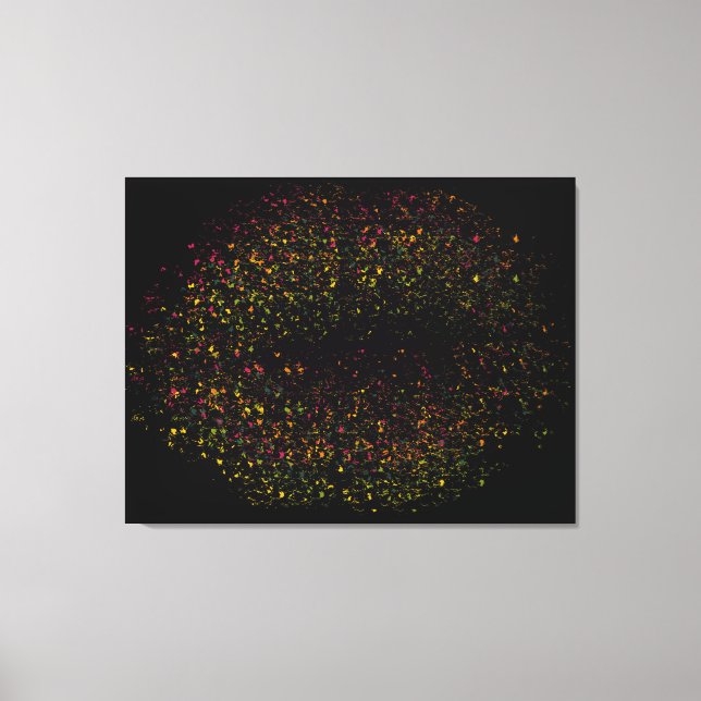 Pinzas coloreadas de arte pop (Anverso)