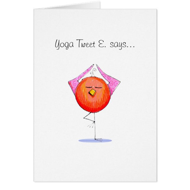 Pío E. Doodle de la yoga (Frente)