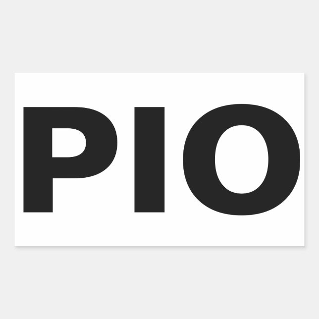 PIO: hoja de pegatinas rectangulares de ALXSw (Anverso)