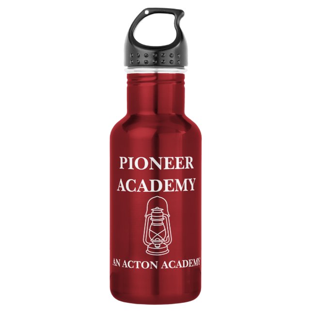 Pioneer Acton Academy Botella de agua de acero ino (Anverso)