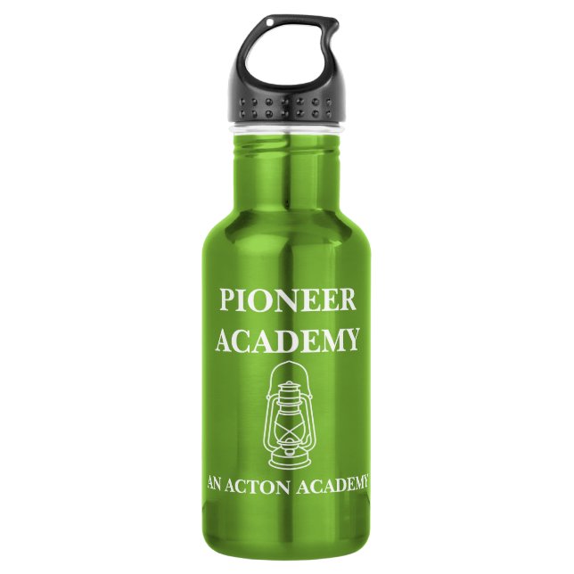 Pioneer Acton Academy Botella de agua de acero ino (Anverso)