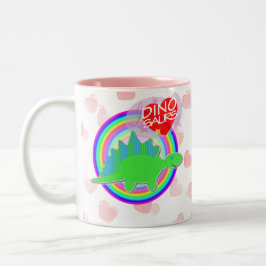 Pique los dinosaurios del amor de I con la taza