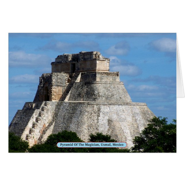 Pirámide Del Mago, Uxmal, México (Anverso (Horizontal))