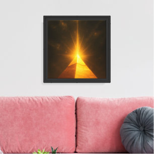 Pirámide Dorada de Luz – Arte de Energía Espiritua