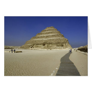 Pirámide escalonada en Saqqara, una de las primera