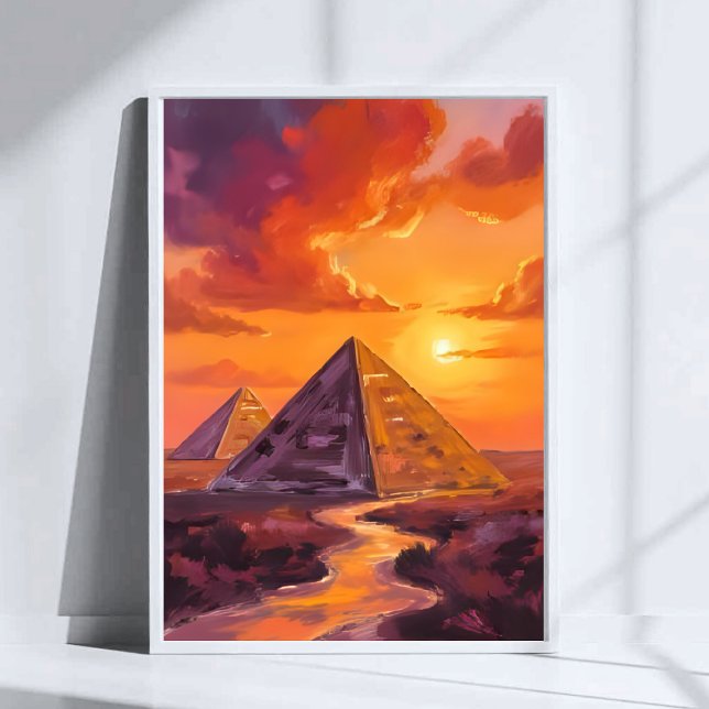Pirámides de Egipto Arte de Viajes al Amanecer (Subido por el creador)