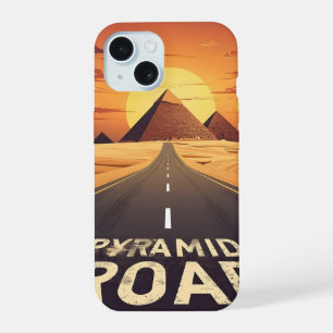 Pirámides de la carretera al atardecer Arte de via