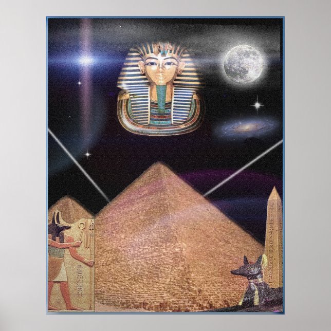 Pirámides egipcias y arte del Rey Tut (Frente)