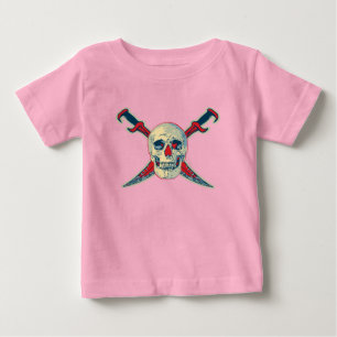 Pirata (Calavera) - Baby camiseta de Jersey fina