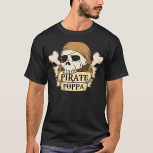 Pirata Capitán Poppa camiseta Pirate Poppa