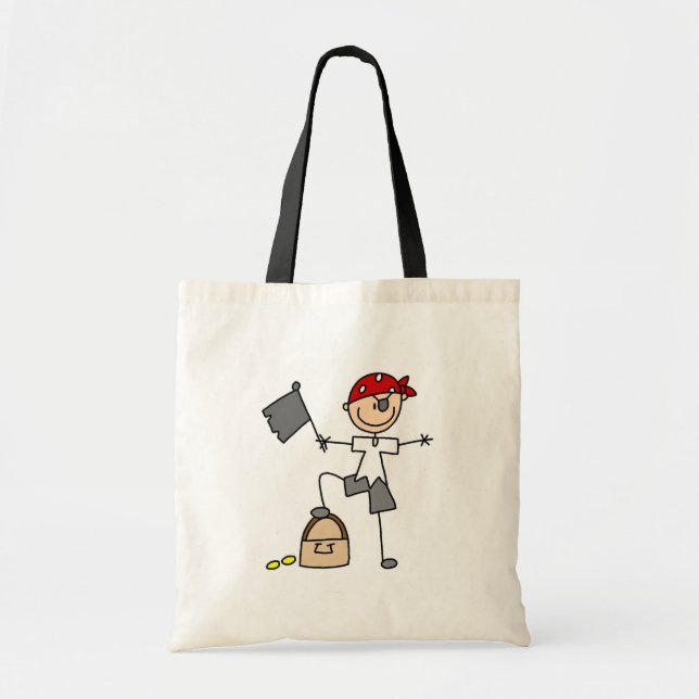 Pirata con el bolso del tesoro (Frente)