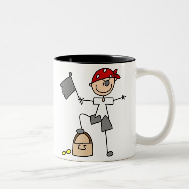 Pirata con la taza del tesoro (Derecha)