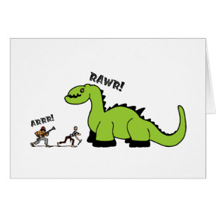 Pirata contra dinosaurio