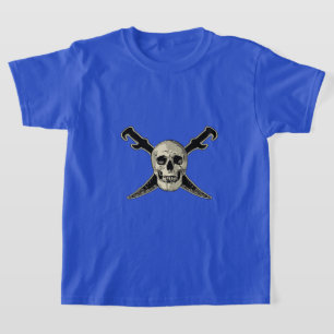 Pirata (cráneo) - Camiseta básica para niños